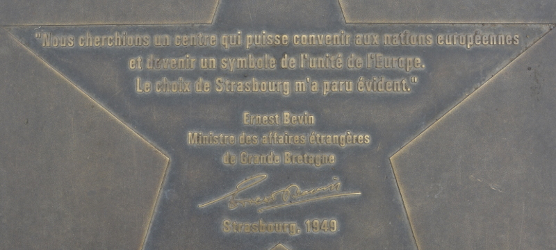 Dalles Europe Strasbourg Ernest Bevin Rectangle