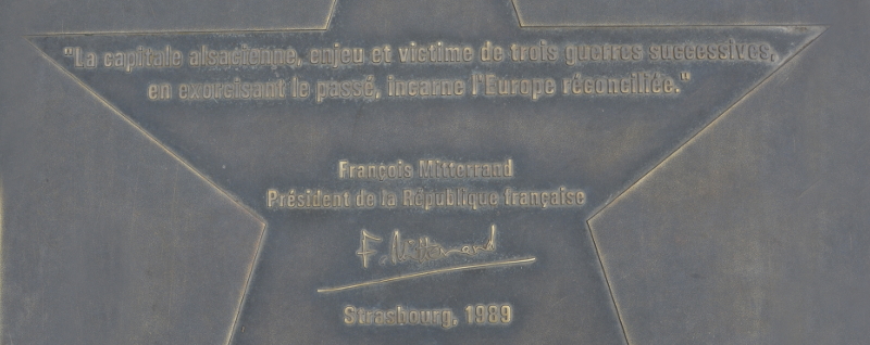 Dalles Europe Strasbourg Francois Mitterrand Rectangle